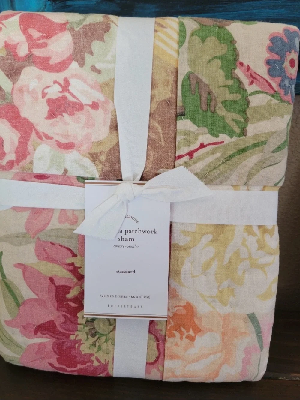Pottery Barn Carolina Quilt (K) Euro Shams (2) Standard Shams NWT (2)